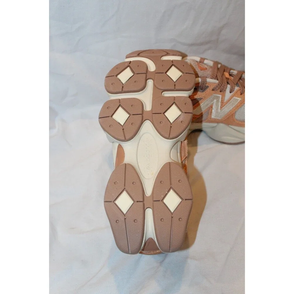 New Balance Women's 9060 Athletic Sneakers Beige Orange NEW SZ 7